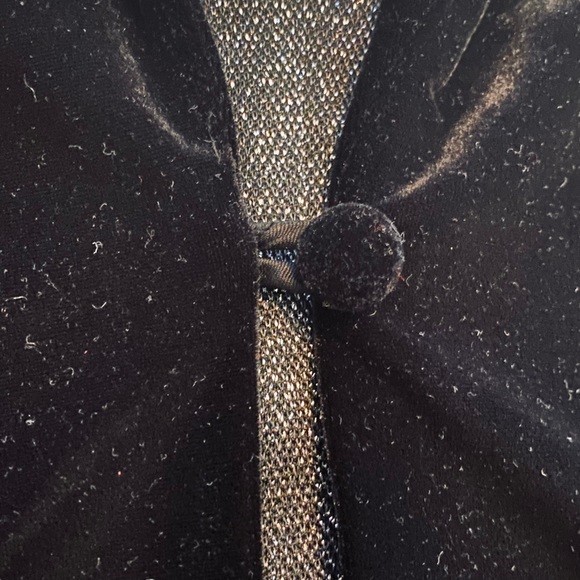 Vintage Mica Velvet Single Button Jacket SZ S/P - Picture 4 of 7